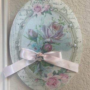 Shabby Chic Rose Wall Decor